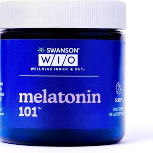 Swanson WIO melatonina 101 para un mejor sueño, relajación, apoyo del ciclo del sueño circadiano, 3 mg de melatonina, bienestar mental, botella de 4 Swanson WIO melatonina 101 para un mejor sueño, relajación, apoyo del ciclo del sueño circadiano, 3 mg de melatonina, bienestar mental, botella de 4