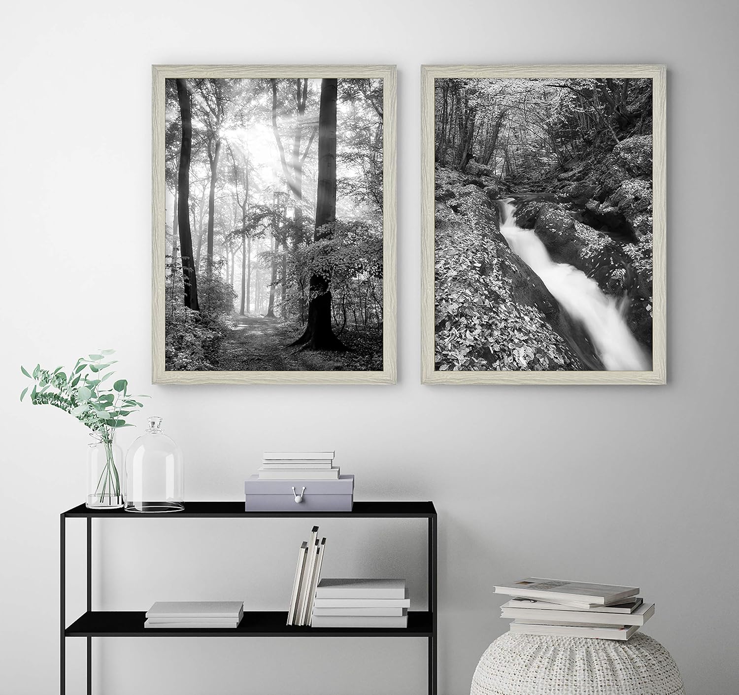 MCS Industries Studio Gallery – Marcos con textura de madera color gris de 18 x 24 pulgadas  45.72 x 60.96 cm., 2 unidades