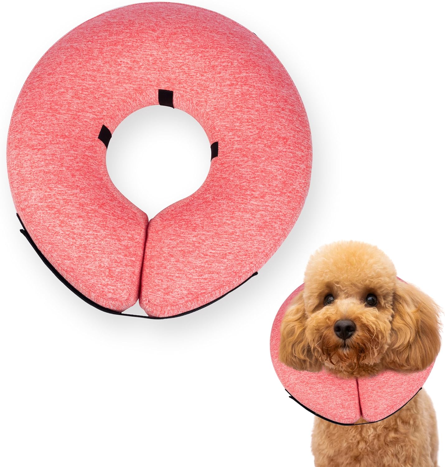 Big Ant Collar inflable protector para perros y gatos, cono suave para perros después de la cirugía, collar de dona para cuello de perro, collar de