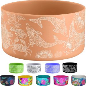 Hydro Heel Funda protectora de silicona inferior, de 12 a 40 onzas. Se adapta a todas las botellas de agua de acero inoxidable aisladas al vacío, Hydro Heel Funda protectora de silicona inferior, de 12 a 40 onzas. Se adapta a todas las botellas de agua de acero inoxidable aisladas al vacío,