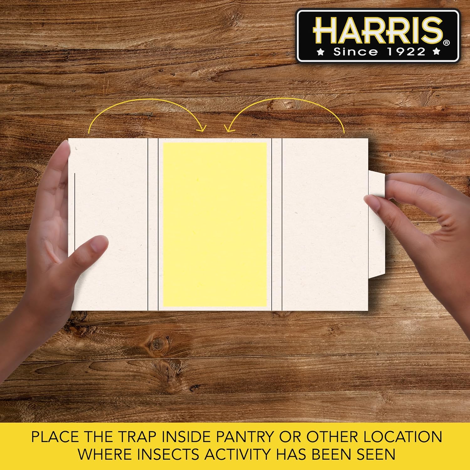 Harris Trampa para insectos 247 para cucarachas, arañas, chinches, grillos, escorpiones y más, paquete de 20 unidades
