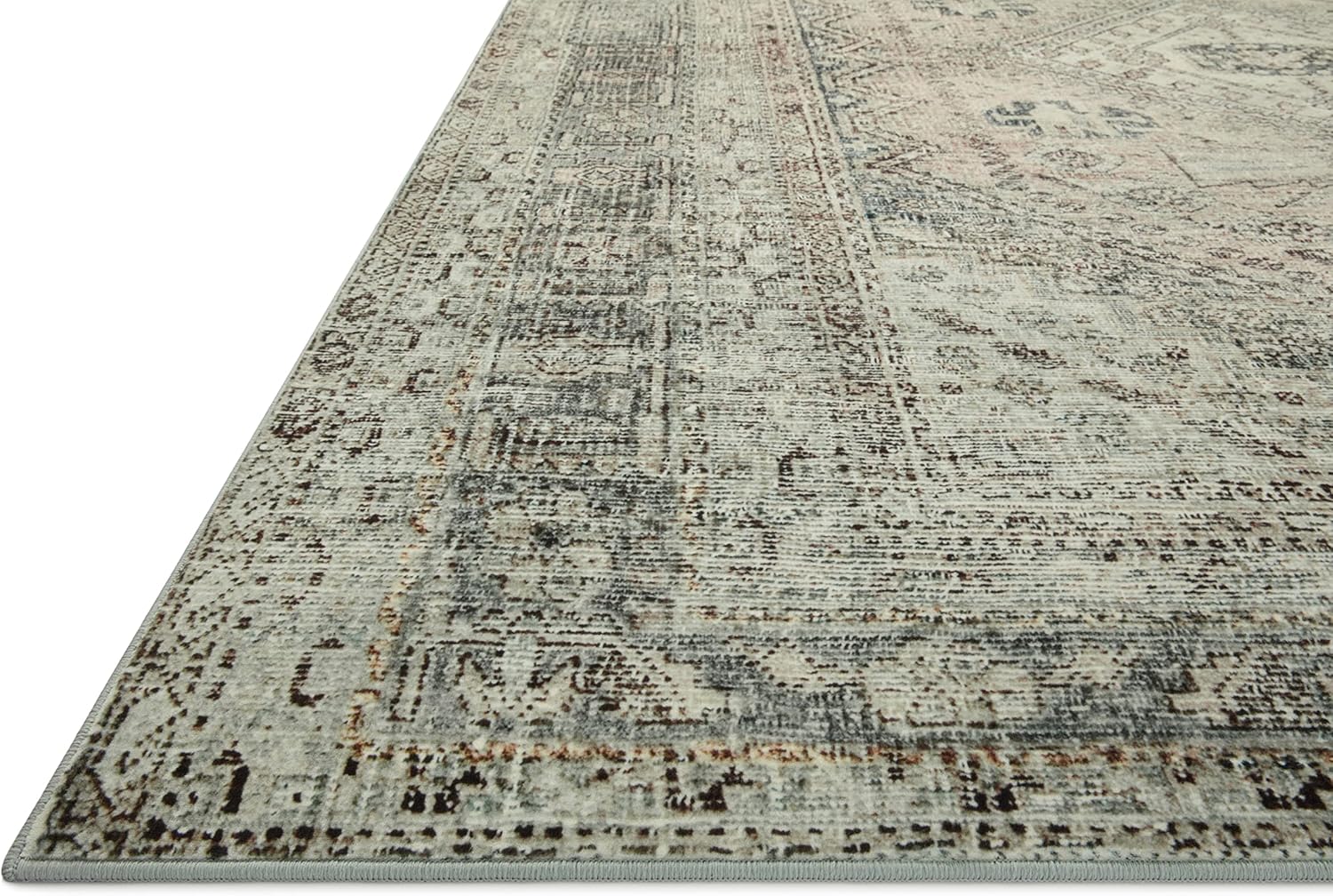 Loloi x Magnolia Home by Joanna Gaines Sinclair SIN-04 Collection – Alfombra rectangular de 7 pies 6 pulgadas x 9 pies 6 pulgadas, color