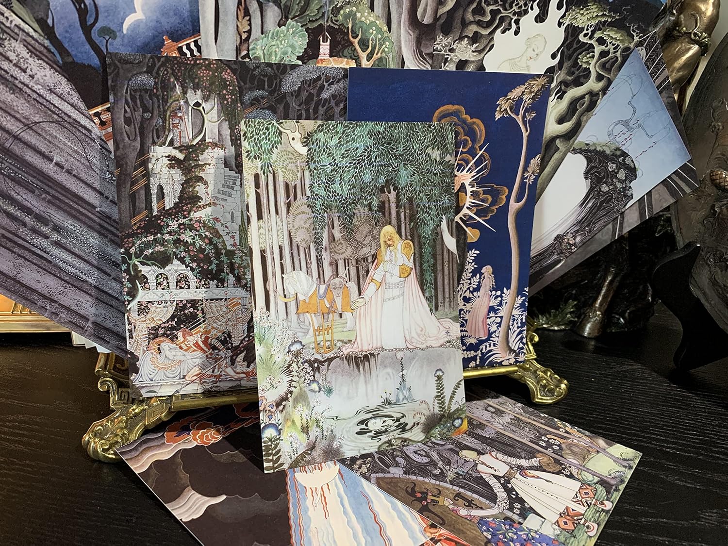 Fairytales by Kay Nielsen, PostcardGreeting Card Set, Exclusively Designed, 6 Designs, 12 Cards