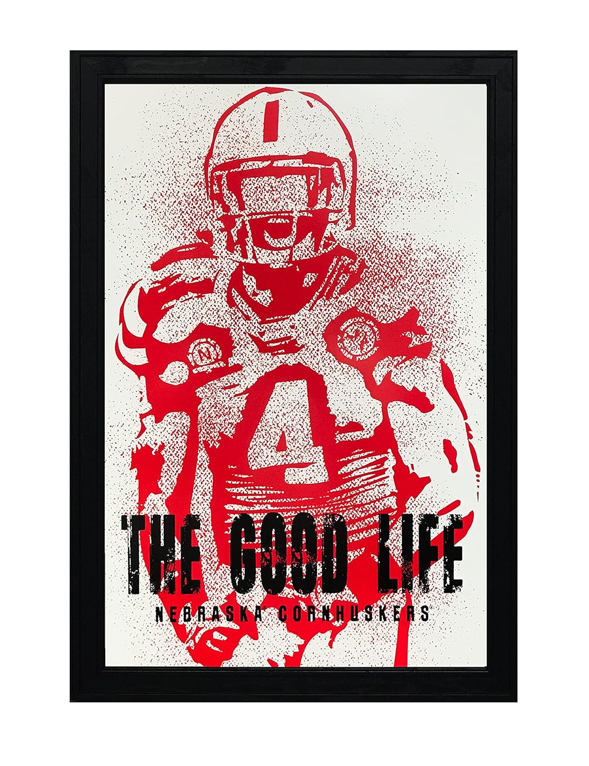 Nebraska Cornhuskers Art Print Gift (The Good Life)