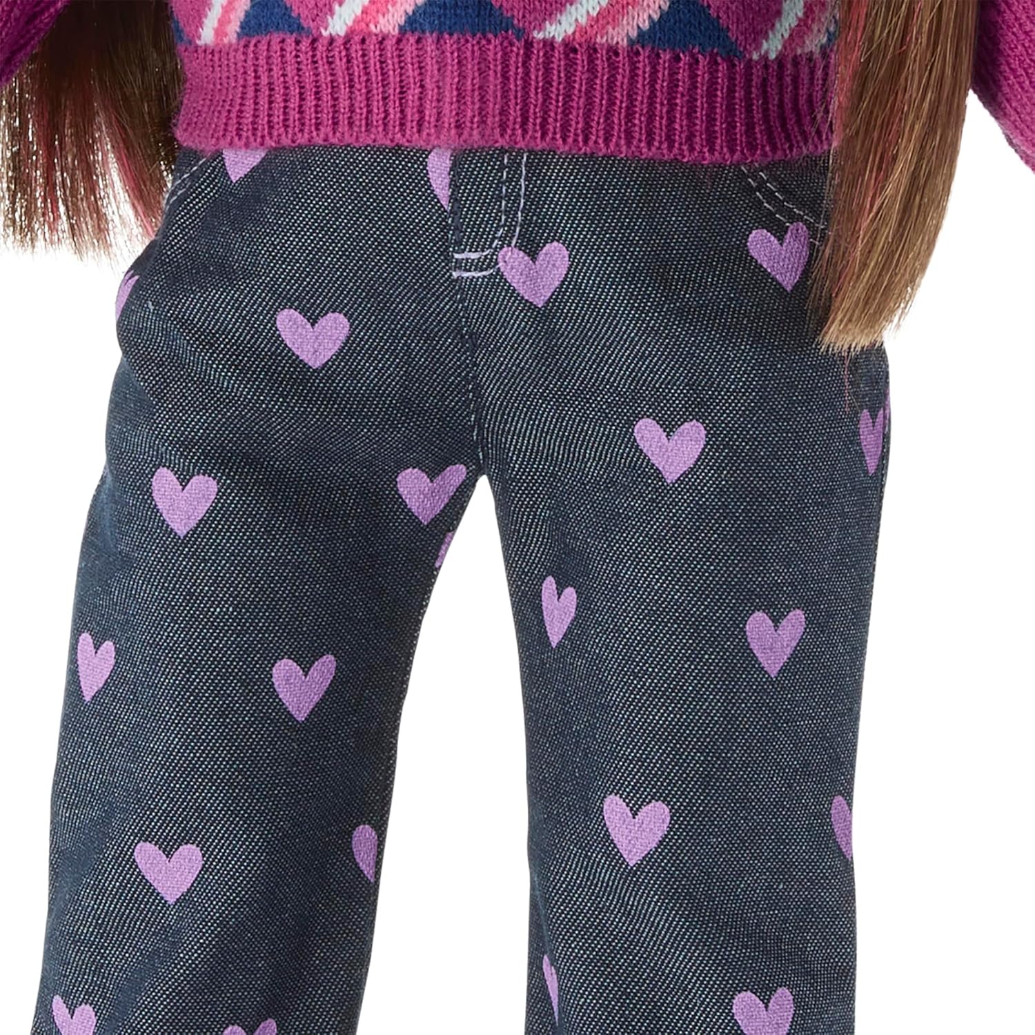 American Girl Truly Me – Conjunto de muñeca de 18 pulgadas para el día escolar con cárdigan, camiseta y par de tenis, para mayores de 6 años