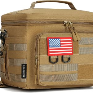 RalChyez Lonchera táctica, bolsa de almuerzo aislada grande de 13 L, con correas Molle, a prueba de fugas, con correa para el hombro, para adultos, RalChyez Lonchera táctica, bolsa de almuerzo aislada grande de 13 L, con correas Molle, a prueba de fugas, con correa para el hombro, para adultos,