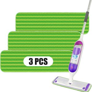 POPTEN – Almohadillas reutilizables para trapeador Swiffer PowerMop, almohadillas de microfibra de 15 pulgadas, repuestos de mopa eléctrica lavables POPTEN – Almohadillas reutilizables para trapeador Swiffer PowerMop, almohadillas de microfibra de 15 pulgadas, repuestos de mopa eléctrica lavables