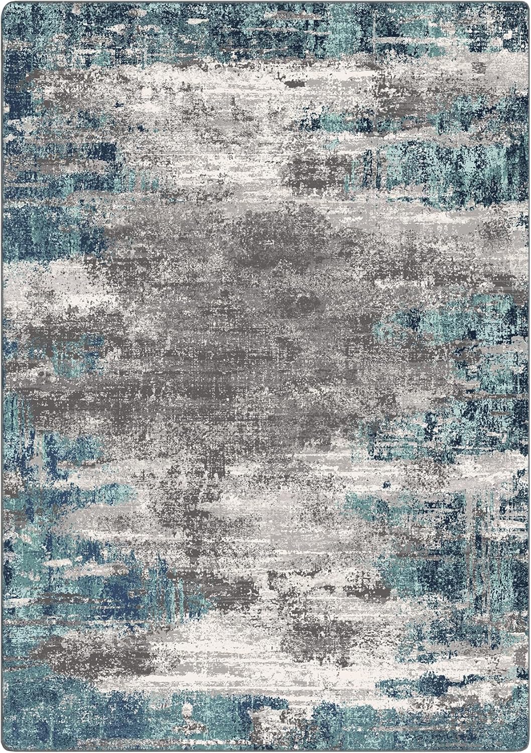 Alfombras de área para dormitorio, sala de estar, lavables a máquina, suaves, grandes, modernas, abstractas, para comedor, alfombra antideslizante