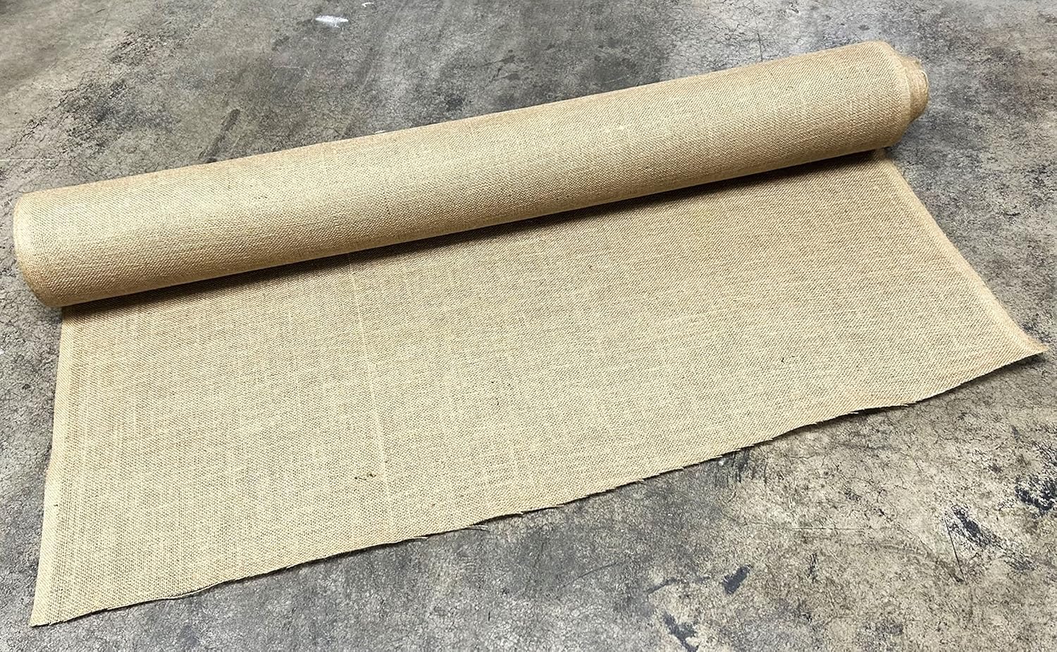 AAYU Rollo de forro de tela de arpillera de alta calidad, 48 pulgadas x 10 yardas, resistente (10 onzas), arpillera de bricolaje, barrera de tela de