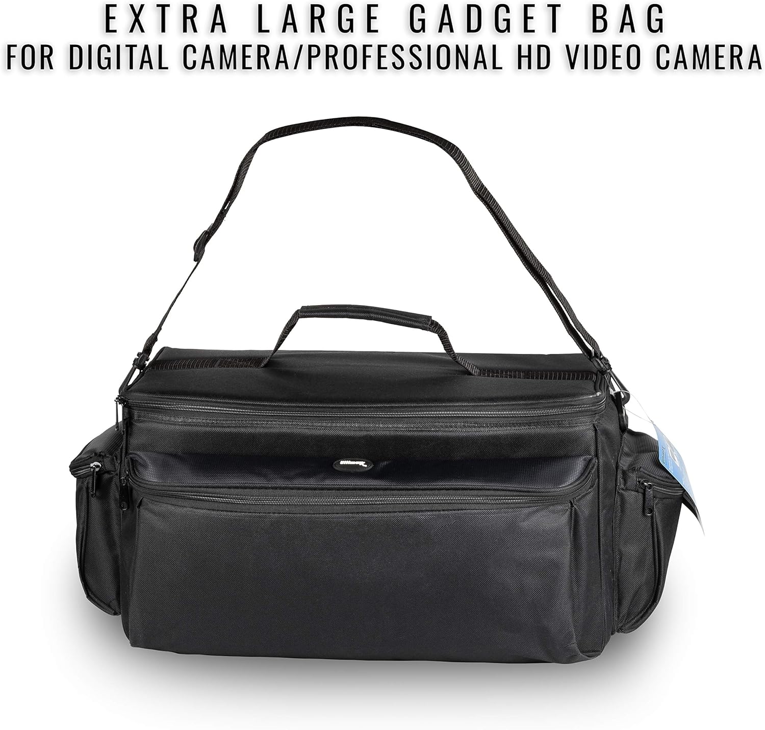 Ultimax – Bolsa extra grande y resistente al agua compatible con videocámaras y accesorios para Panasonic AG-AC160, AC30, AC90A, AC130A, AF100,