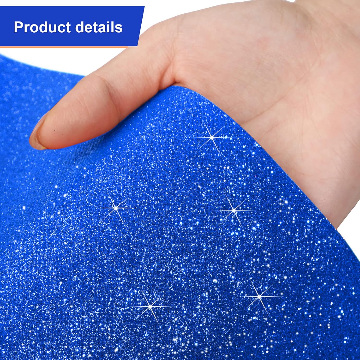 Tatuo Alfombra de pasillo de 55 GSM de grosor con cinta para alfombra para boda, graduación, fiesta, exterior, interior, pasillo (azul brillante,