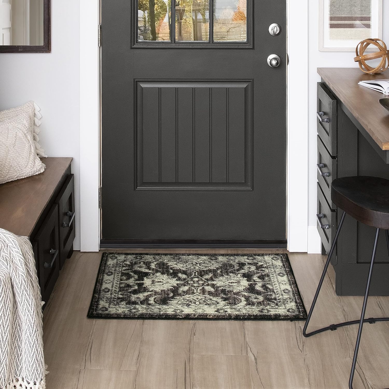Mohawk Home Worcester – Alfombra floral para dispersión del atardecer (2 x 3 pies)