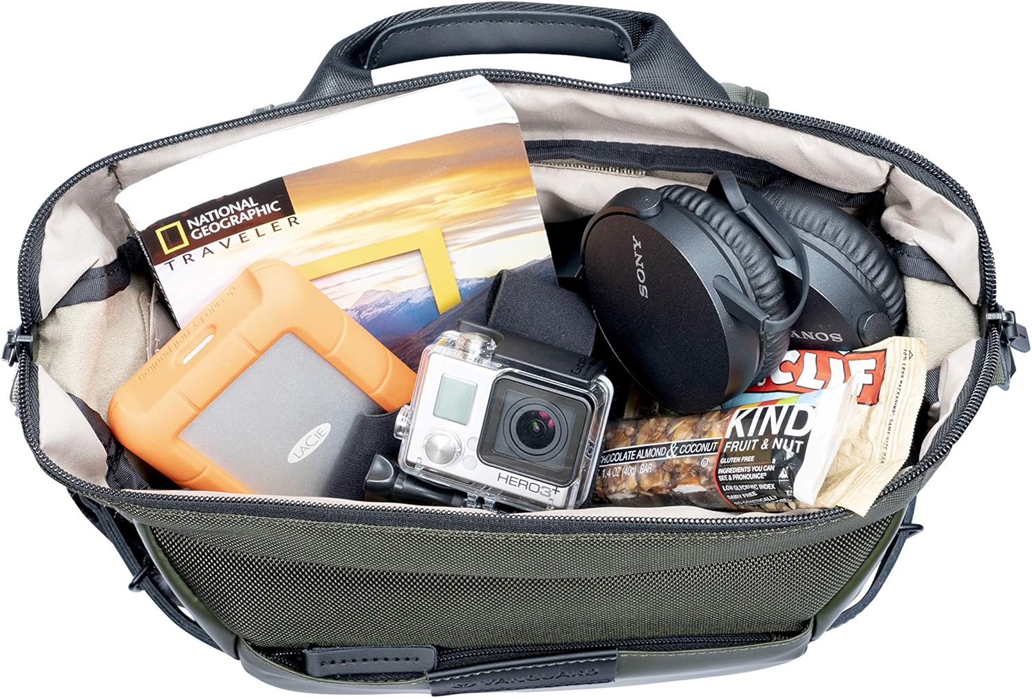 Vanguard VEO SELECT45M GR – Mochila para cámara réflex digital, equipo de video o drone, color verde