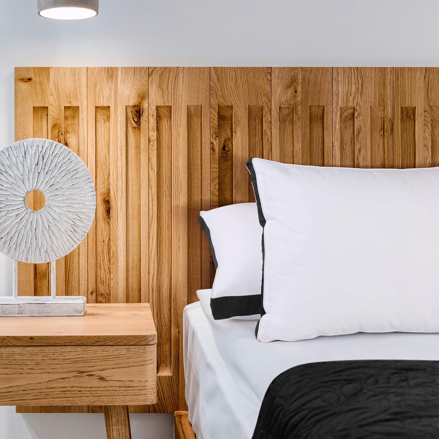 Juego de cama Utopia – Juego de 2 almohadas acolchadas.