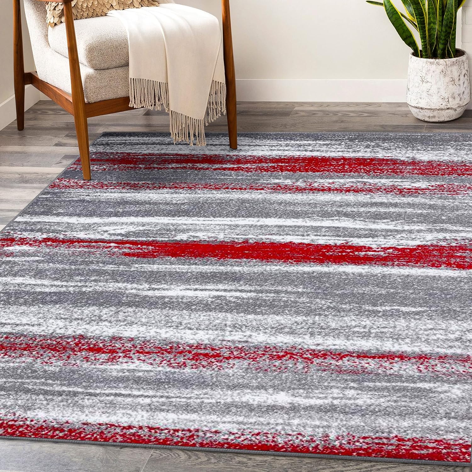 Luxe Weavers Lagos Collection 7501 – Alfombra abstracta.