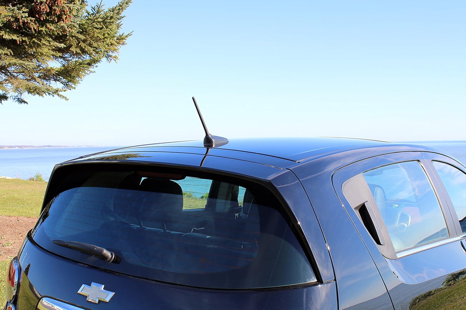 AntennaMastsRus – La original de 6 34 pulgadas es compatible con Toyota Rav4 (2009-2015) – Antena de goma corta a prueba de lavado de autos –