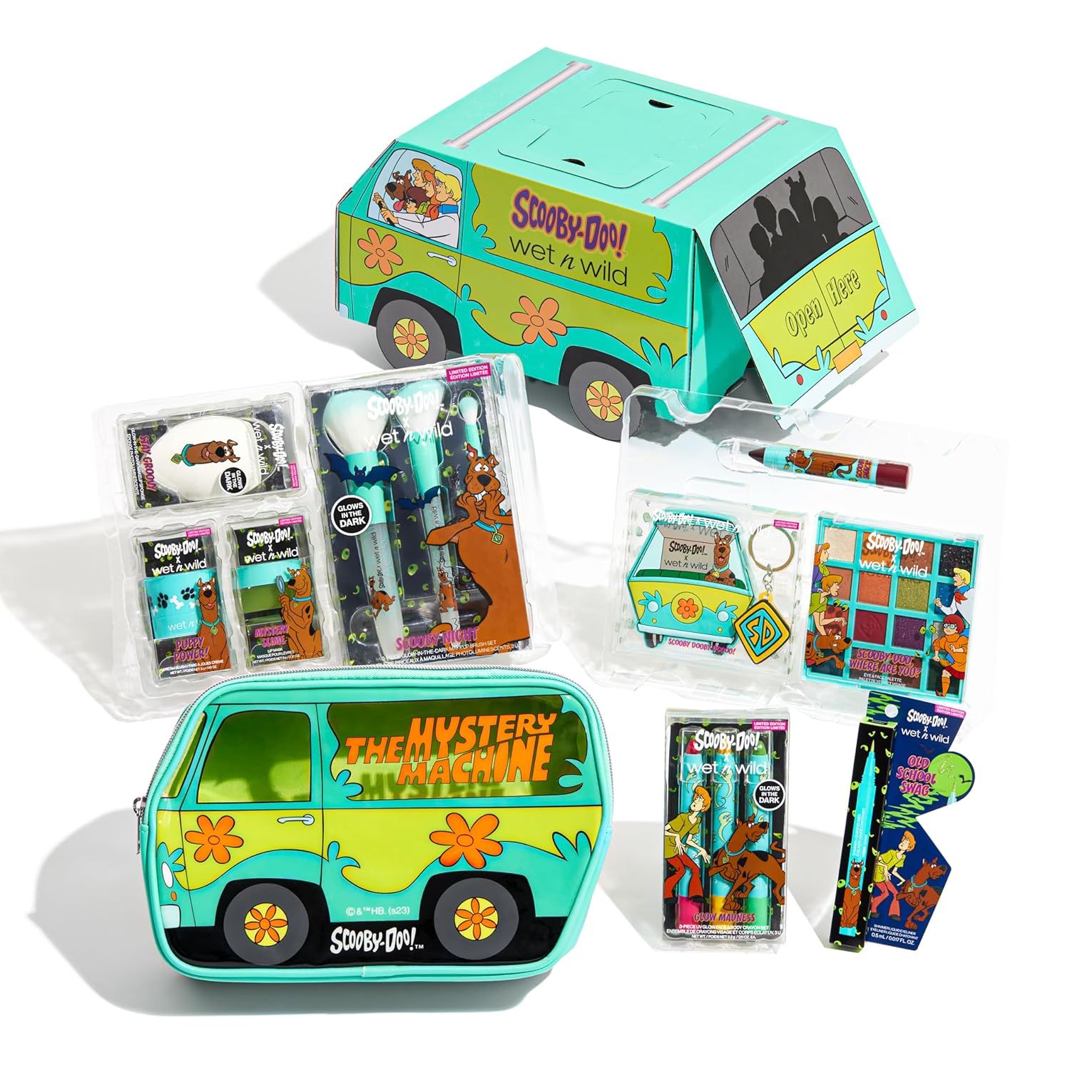 wet n wild Scooby Doo Limited Edition PR Box – Set de maquillaje con pinceles y paletas