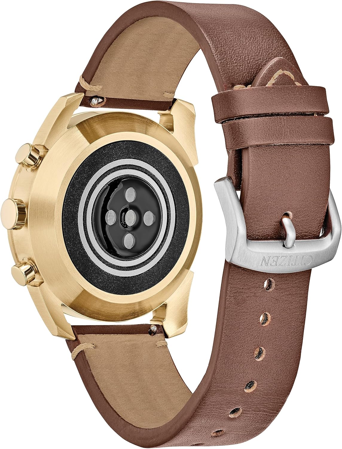 Citizen Reloj inteligente CZ con aplicación de bienestar YouQ con IBM Watson AI y investigación de la NASA, pantalla personalizable en blanco y