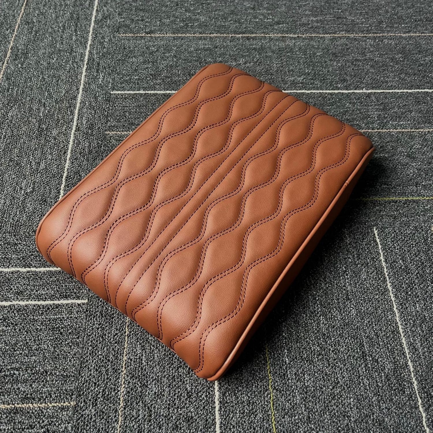 Funda universal para reposabrazos central de automóvil, funda universal impermeable de piel sintética para reforzar los reposabrazos del automóvil,