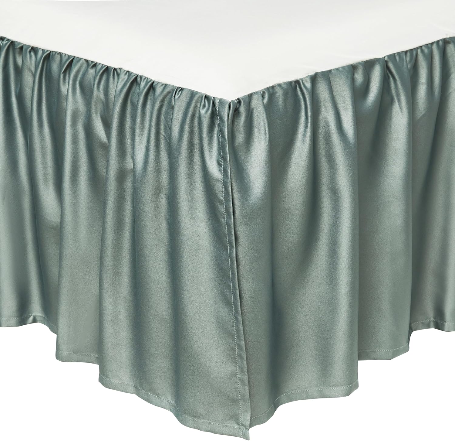 Trinity – Juego de edredón de lujo de 7 piezas, edredón tradicional de medallón jacquard gris y verde con cojines decorativos y fundas de almohada,