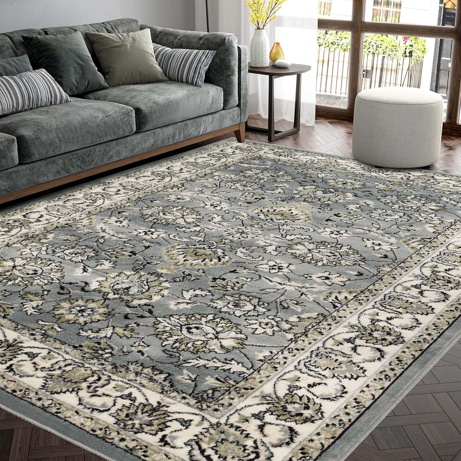 Superior – Tapete elegante – Colección Lille., Polipropileno, Crema
