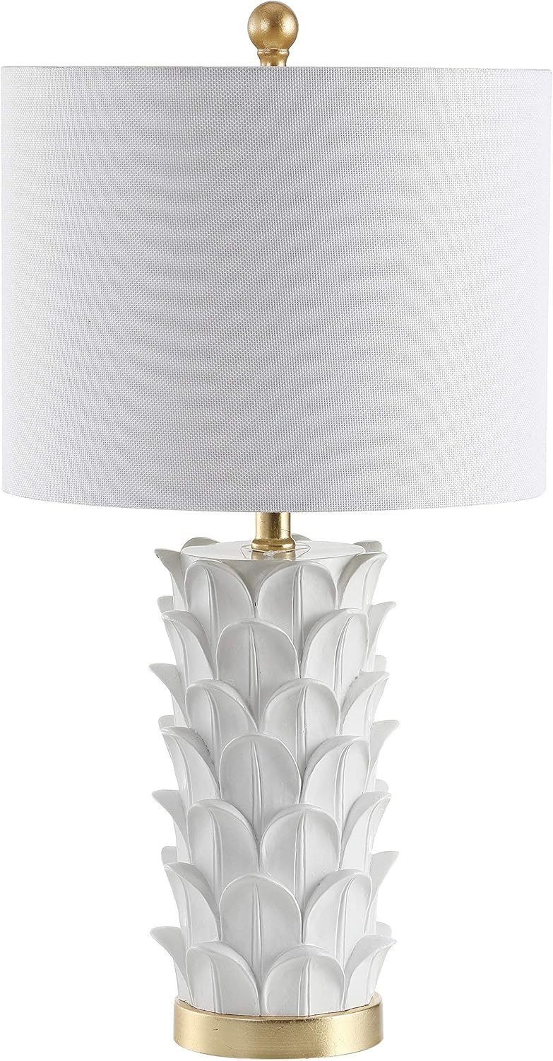 SAFAVIEH Lighting Collection – Juego de 2 lámparas de mesa para dormitorio, sala de estar, oficina en casa, escritorio, mesita de noche, 25 pulgadas