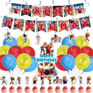 Wreck it Ralph – Suministros de fiesta de cumpleaños, Wreck-It Ralph 2, decoraciones de fiesta de Wreck-It Ralph para niños, recuerdos de fiesta de Wreck it Ralph – Suministros de fiesta de cumpleaños, Wreck-It Ralph 2, decoraciones de fiesta de Wreck-It Ralph para niños, recuerdos de fiesta de