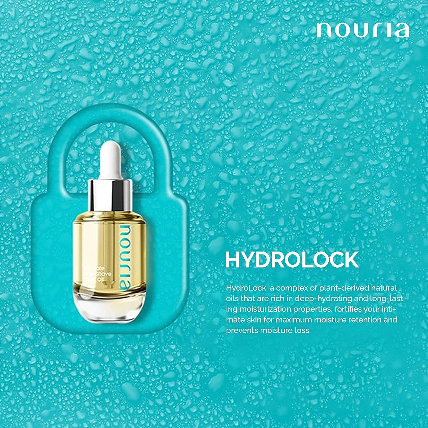 IntiMD Coochy Plus HydroLock Hidratante + Kit de 3 Pasos para Afeitado Íntimo Set de Regalo Nouria Pre-Shave Elixir Oil + Coochy Plus Crema de