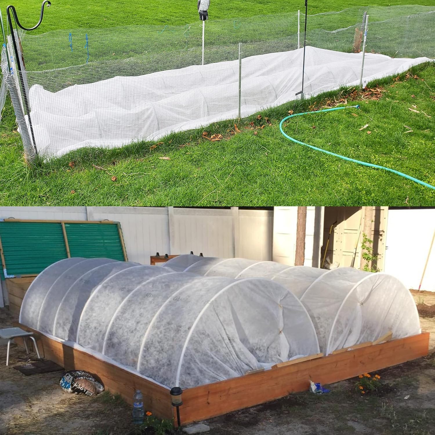 Cubiertas para plantas, protección contra congelación, 10 x 30 pies, manta de tela flotante para protección de invierno, 0.9 ozyd