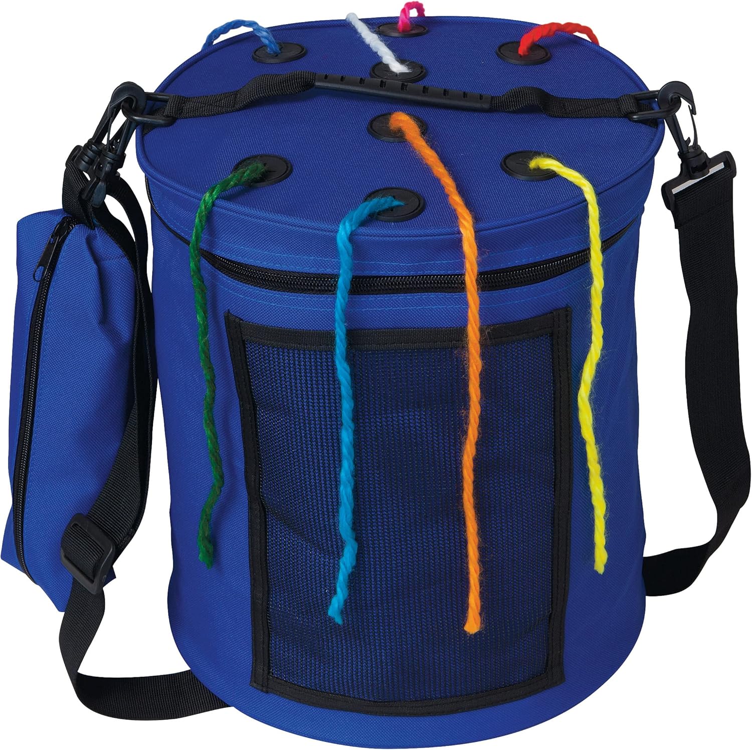 Creativity Street Hilado Tote, Azul, 26.57cmde altura x 12.0 in W, 1 bolsa de mano