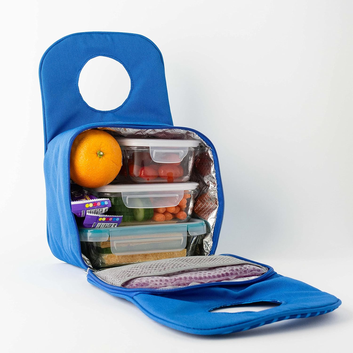 Bolsa de almuerzo aislada de diseño, bolsa enfriadora verde reutilizable para alimentos y bebidas, perfecta para mujeres, hombres y niños, elegante