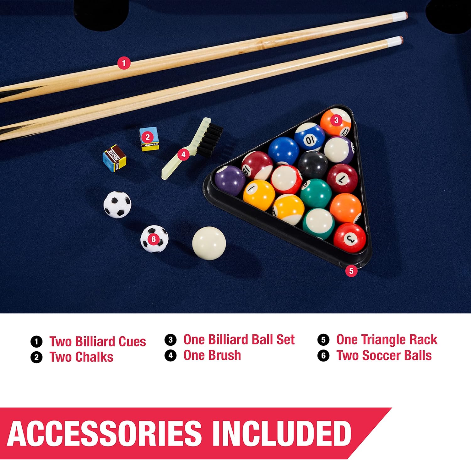 MD Sports Combination Games – Colección de arcade de múltiples estilos, billar, ping pong, hockey, baloncesto y futbolín, incluye todo lo básico