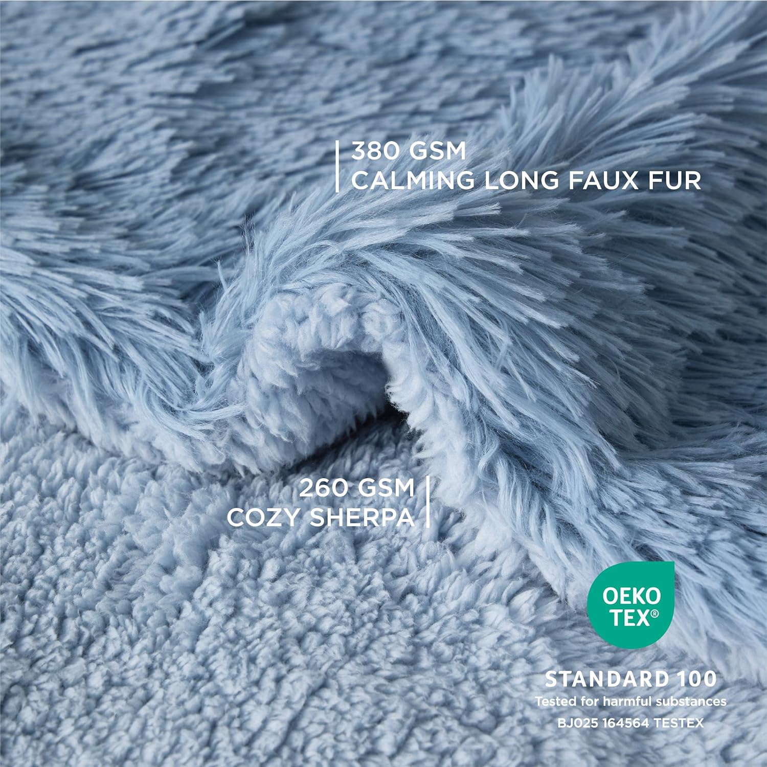 Bedsure Mantas impermeables para perros grandes  Manta calmante de gatos para cama, protector lavable, manta larga de piel sintética para cachorros,