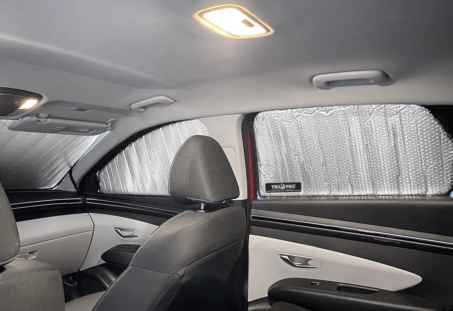 YelloPro – Parasol para ventana lateral para asiento delantero (juego de 2) ajuste personalizado para Hyundai Tucson 2022 2023, híbrido, SUV,