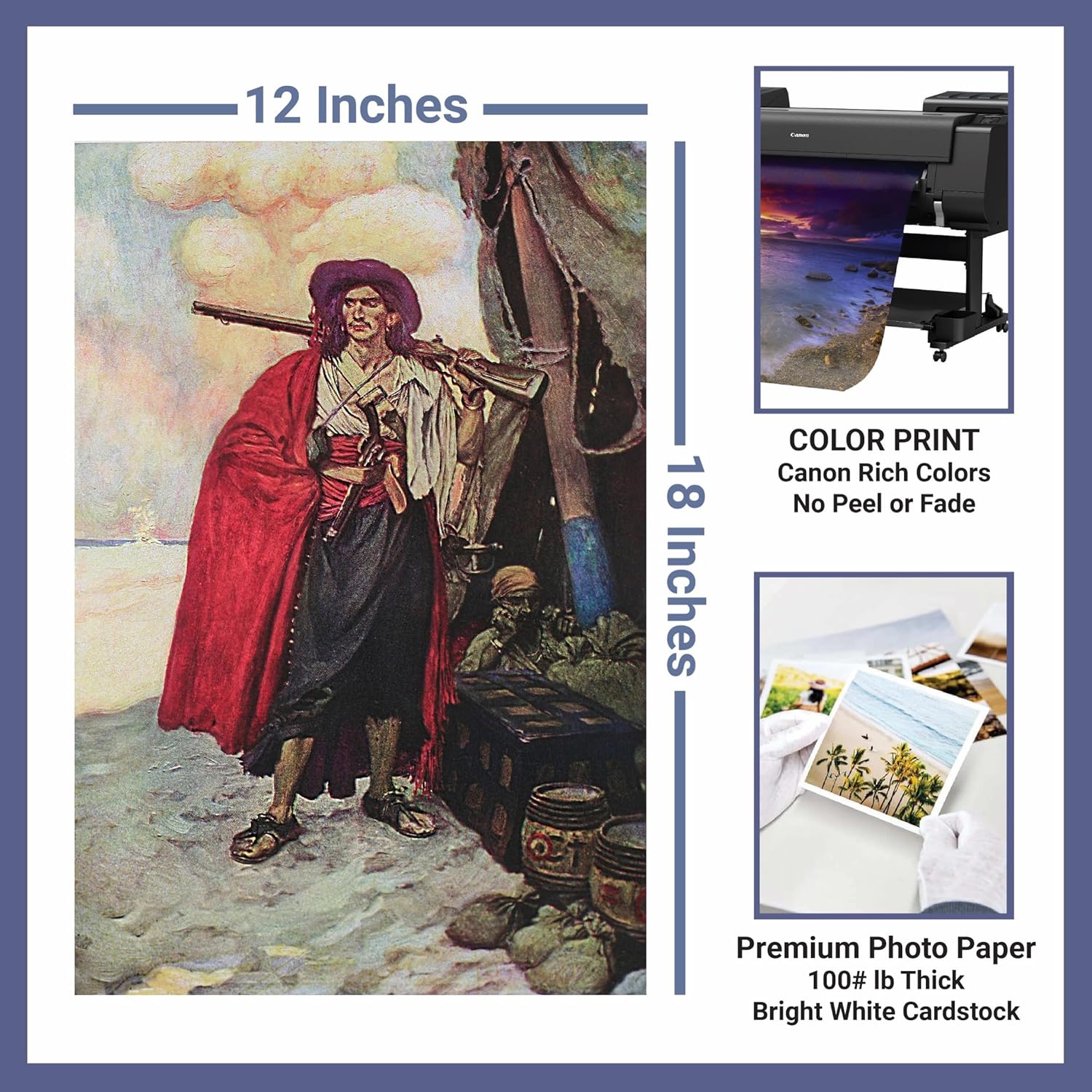 Lost Cabin Buccaneer of the Caribbean de Howard Pyle  Impresión sin marco  Reproducción de pinturas de obras de arte finas  Póster decorativo