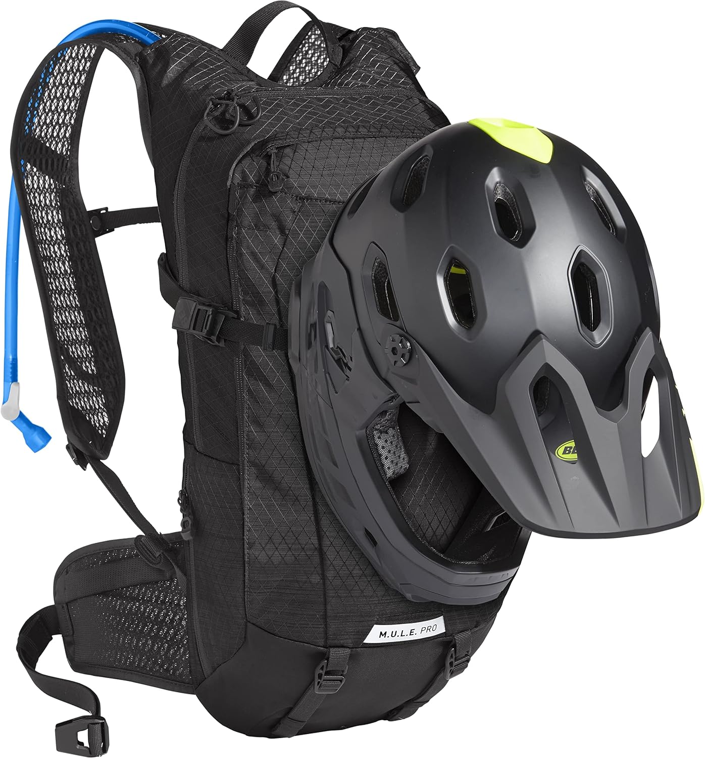 CamelBak M.U.L.E. Pro 14 Mochila de hidratación para bicicleta, 100 onzas, tecnología de mapeo corporal