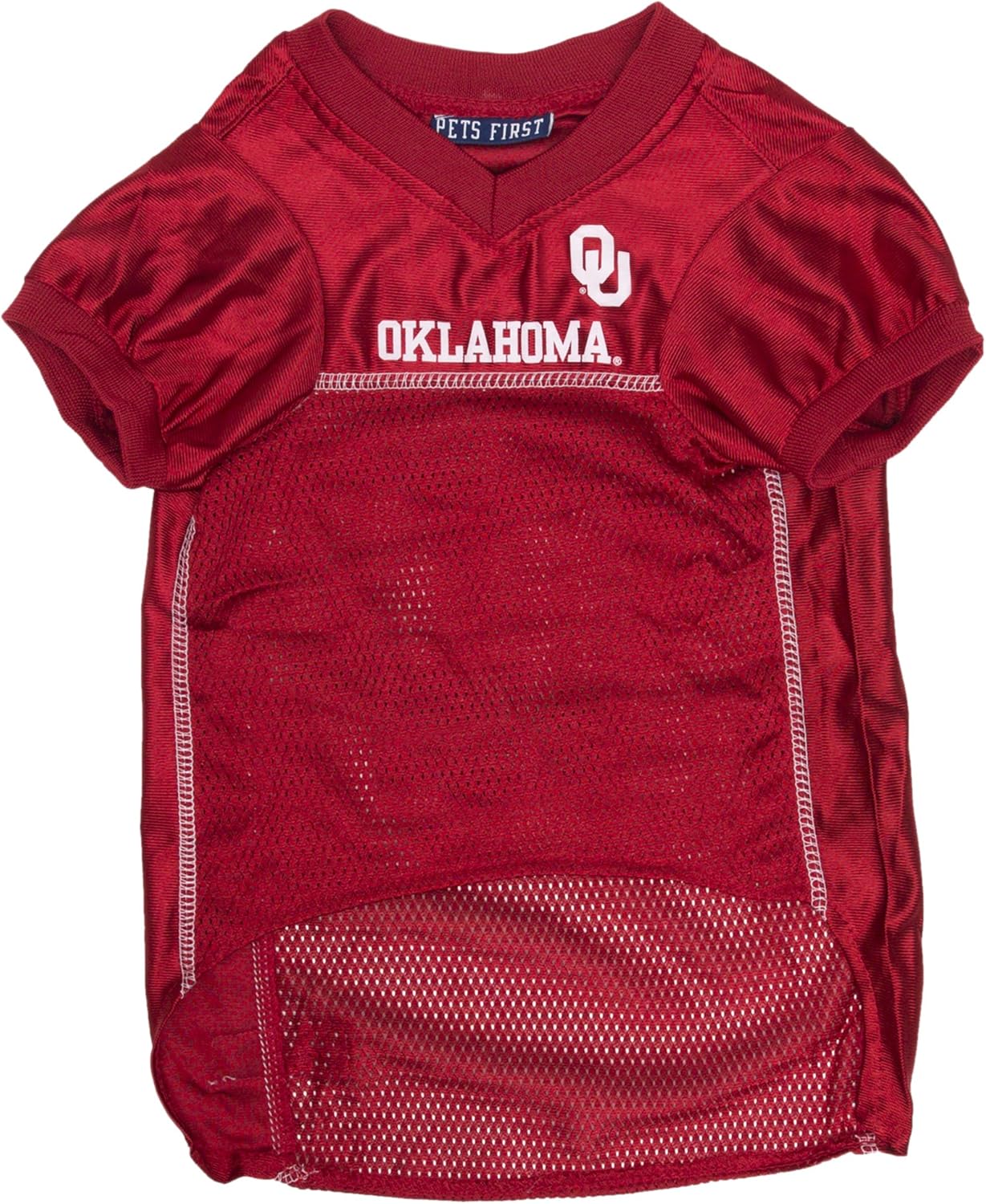 Pets First Camiseta de malla para perro o gato del equipo universitario de la NCAA Oklahoma Sooners, talla XS, camiseta con licencia para perro