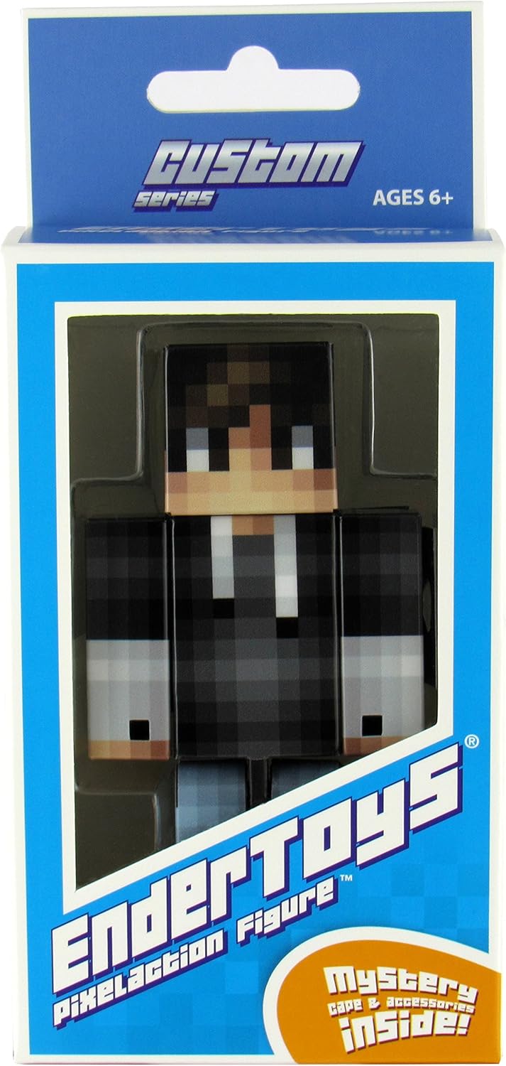 EnderToys Figura de acción de chico con capucha negra