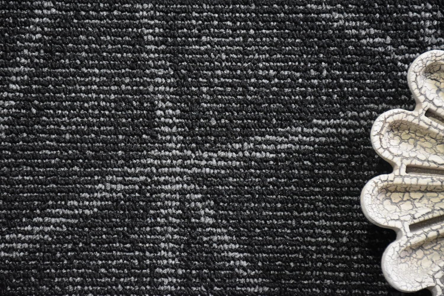 Alfombra moderna para interiores y exteriores, color negro, alfombra moderna para decoración del hogar, alfombra comercial para sala de estar, niños