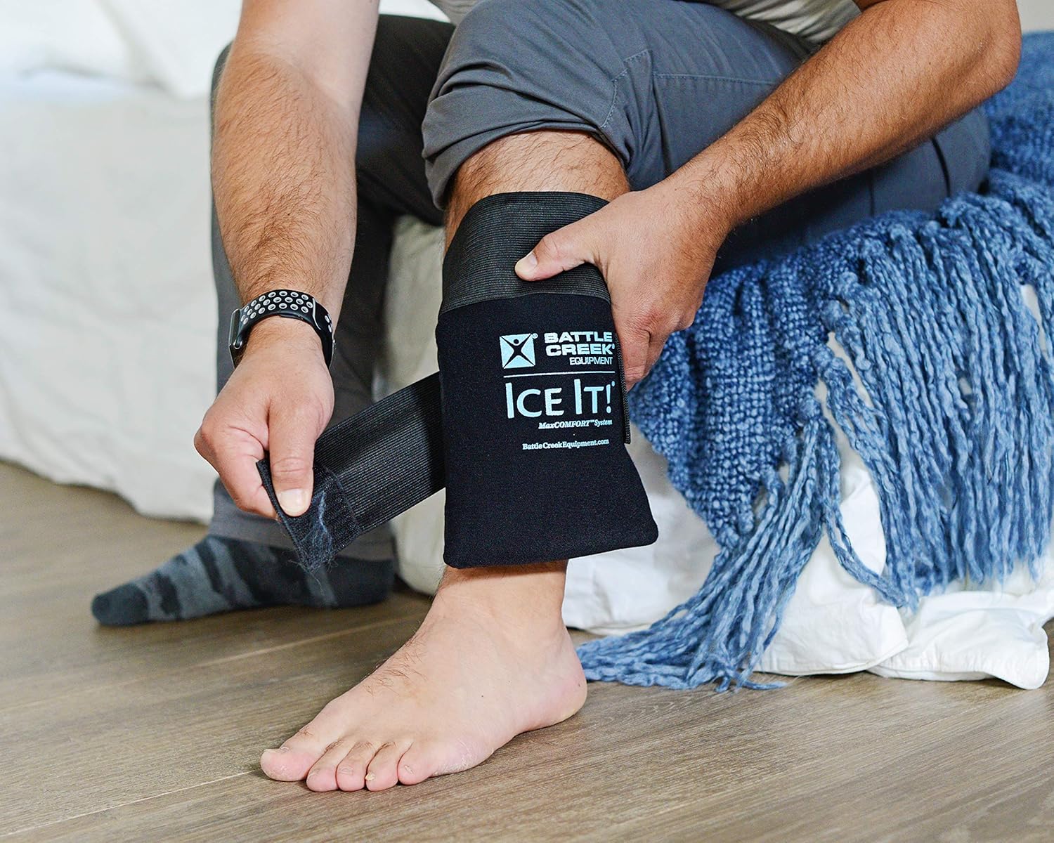 Paquete de hielo para sistema de terapia de frío y calor – Ice It!  MaxCOMFORT (envoltura media (530)) – de Battle Creek Equipment