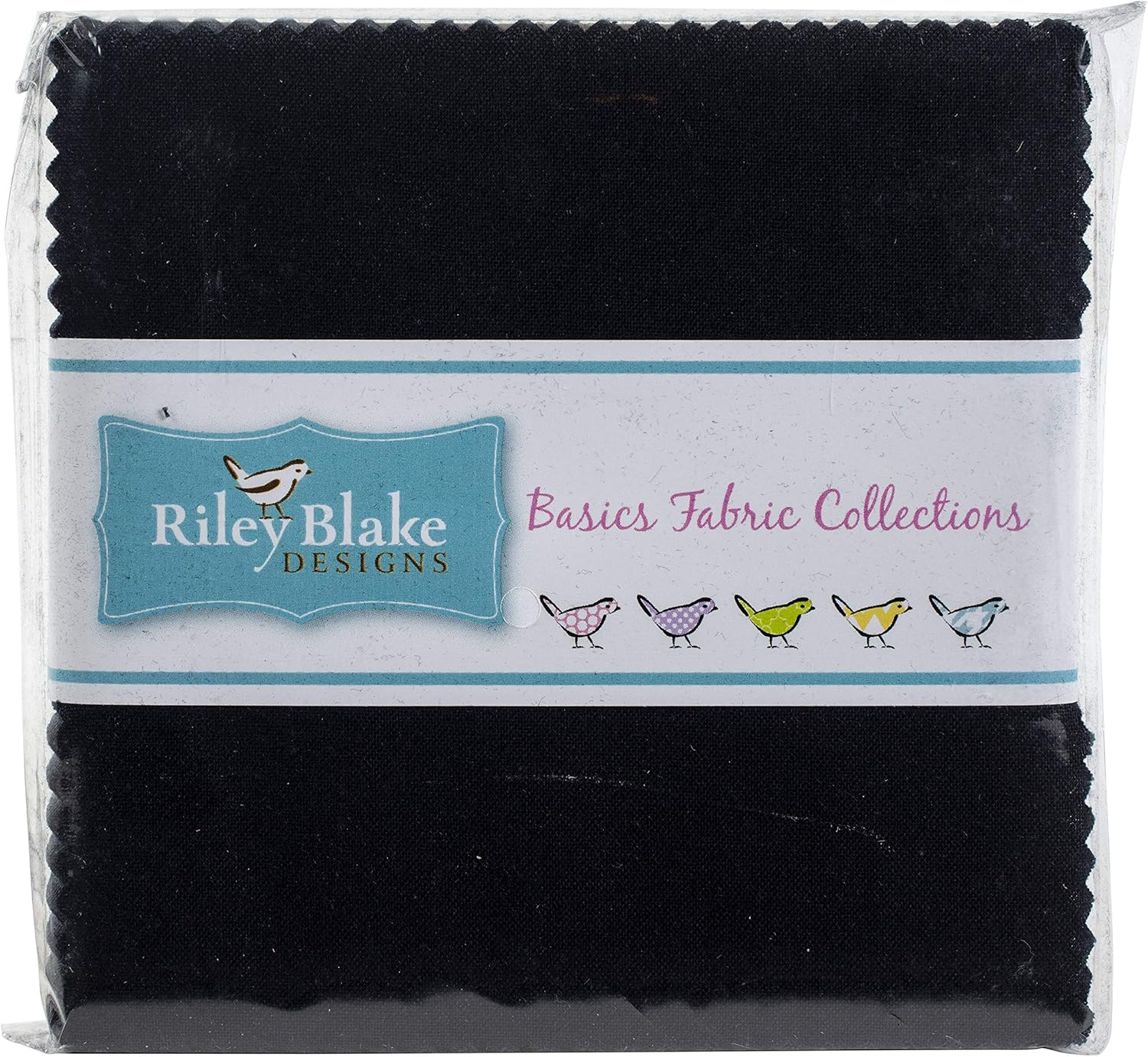 RILEY BLAKE DESIGNS Paquete apilador de 5″ Confeti, negro