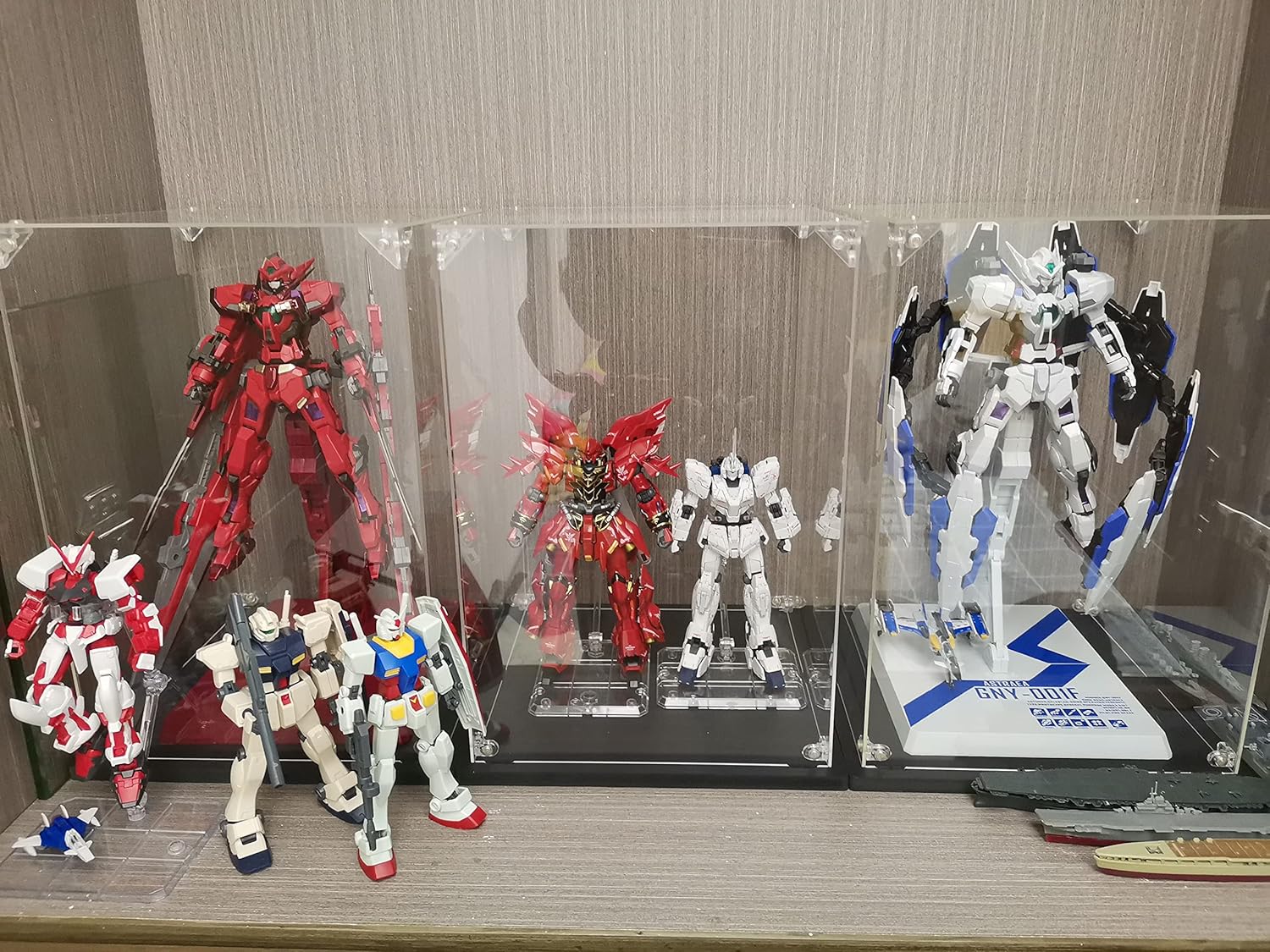 Vitrina de acrílico transparente autoensamblable para coleccionables, caja de exhibición de acrílico, caja de vidrio alternativa para figuras de