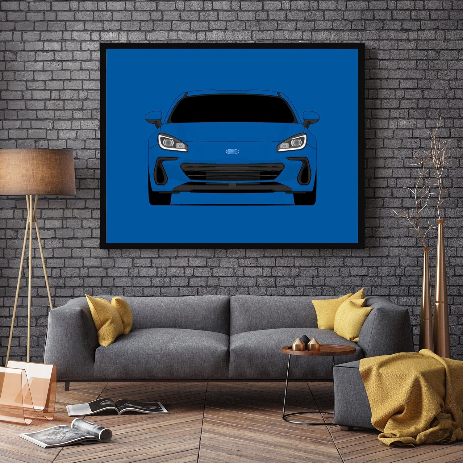 CUSTOMIZABLE COLOR Subaru BRZ (2022-Present) Inspired Poster Print Wall Art Decor Handmade (Unframed)