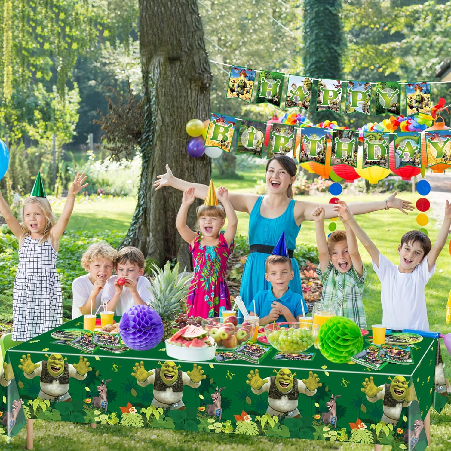 83 piezas de suministros para fiesta de cumpleaños de monstruos, decoraciones de fiesta temática de película para niños y niñas, el día de San