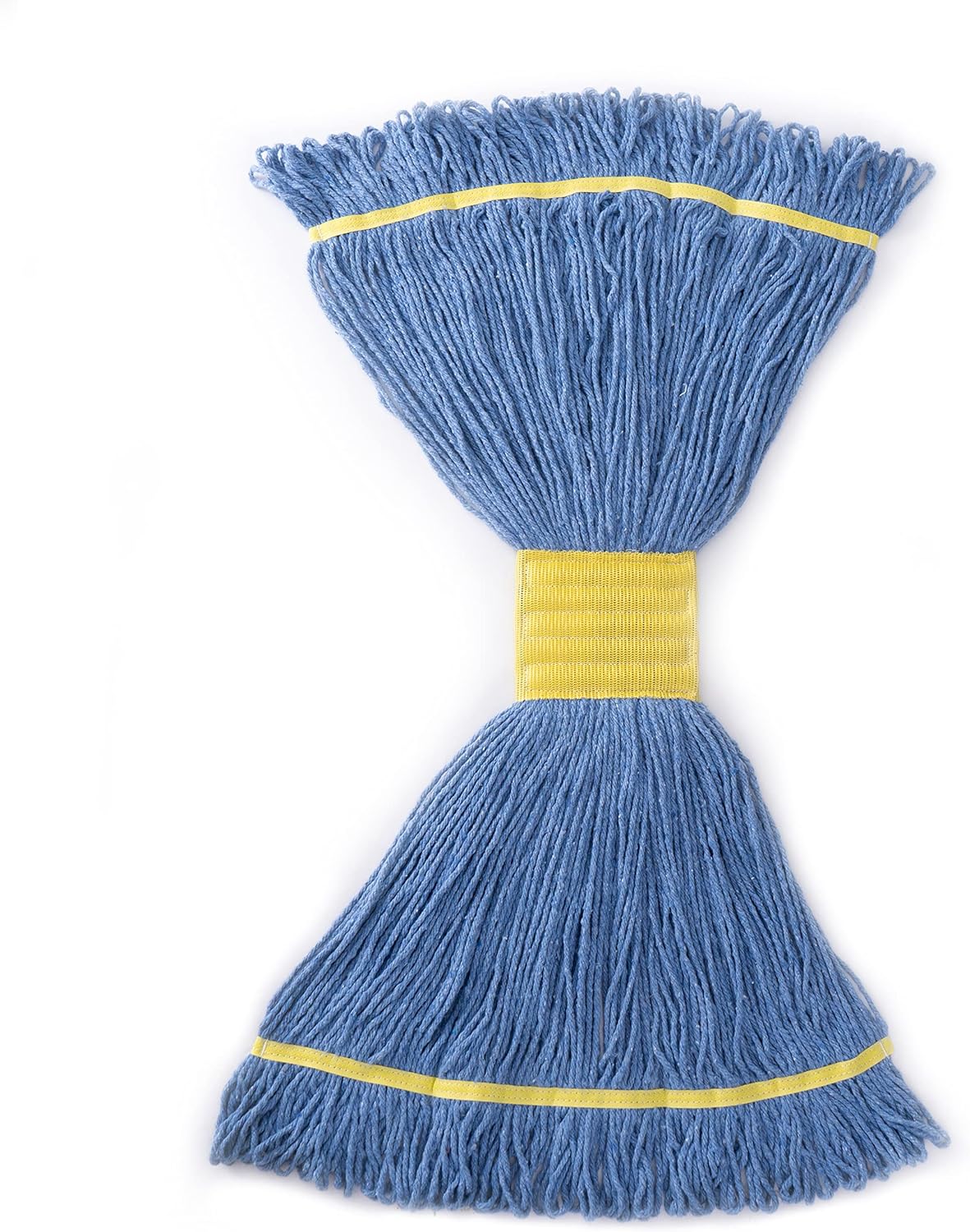 MATTHEW CLEANING PRODUCTS Paquete de 12 cabezales de fregona de algodón de grado comercial, repuesto de trapeador de cuerda resistente, diadema de 6