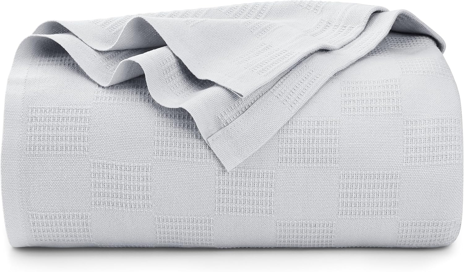 Utopia Bedding Manta 100% algodón (tamaño matrimonial, 90 x 84 pulgadas), manta térmica ligera de 350 GSM, manta térmica suave y transpirable para
