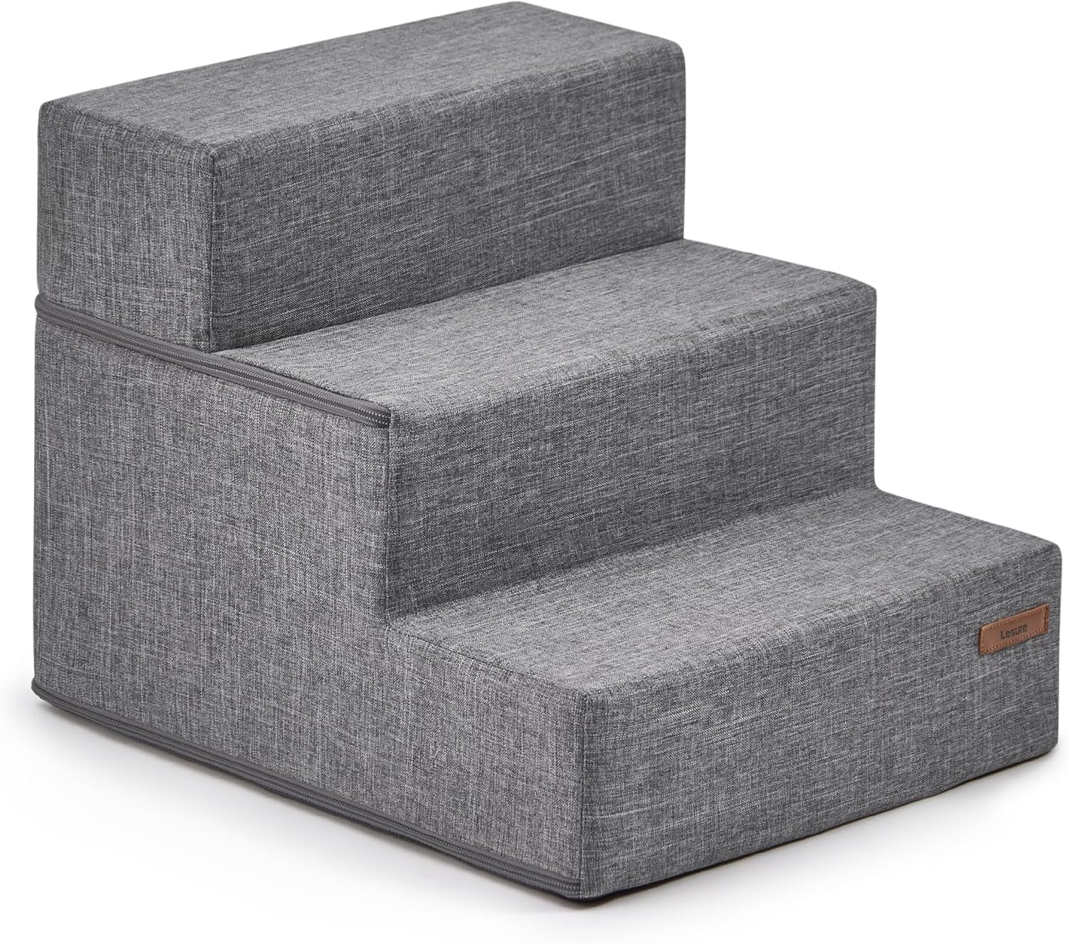 Lesure – Escaleras para perros pequeños, escaleras para mascotas para camas y sofá, escalones plegables para mascotas con espuma certificada