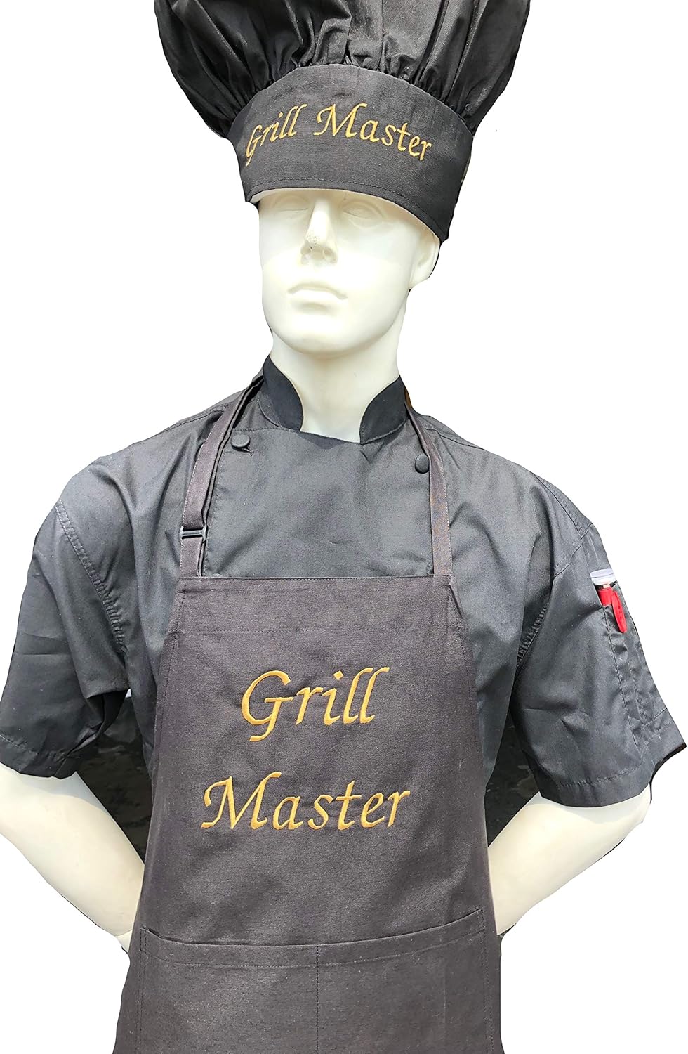 CHEFSKIN Hermoso delantal de chef Grill Master Chef Regalo profesional