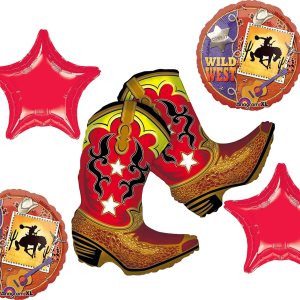 Wild West Rodeo Cowboy Caballo Cumpleaños Fiesta Globos Decoraciones Suministros Wild West Rodeo Cowboy Caballo Cumpleaños Fiesta Globos Decoraciones Suministros