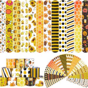 Regalos de fiesta de abejas, 48 pulseras de abeja, pulseras de abeja, pulseras de abeja, pulseras de abeja, para niños, niñas, con temática de Regalos de fiesta de abejas, 48 pulseras de abeja, pulseras de abeja, pulseras de abeja, pulseras de abeja, para niños, niñas, con temática de